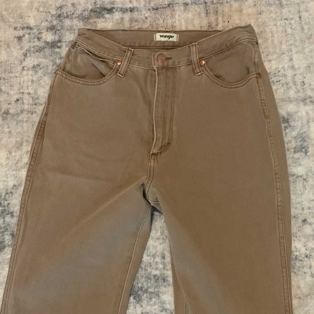 Wrangler Brown Flared Women’s Jeans - Picture 2 of 4